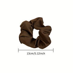 Large Size Solid Hair Ring Polyester Headwear Decorative Hair Accessory