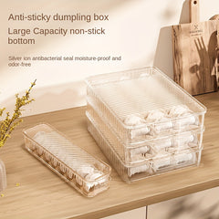 Food Draining Box Transparent Storage Case Thickened Fresh Keeping Box