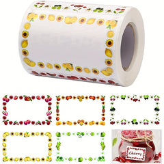 250pcs Food Storage Date Labels Blank Writable Kitchen Classification Label