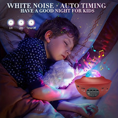 Starlight Projector 3 In 1 Starry Night Light With Music & Remote