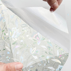 3D Stained Glass Window Film Decorative Privacy Covering