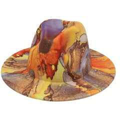 Printed Versatile Sunshade Bucket Hat Double sided Sun Hat for Men Women