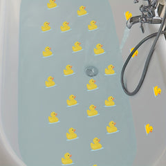 6Pcs Yellow Duck Bathtub Stickers Waterproof Bathroom Stickers