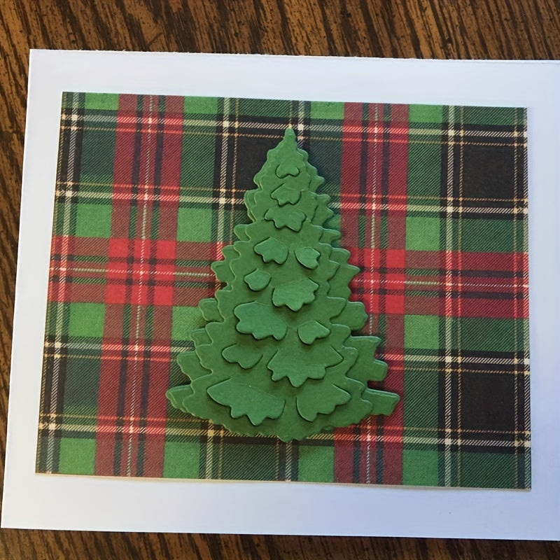 1pc DIY Christmas Tree Metal Cutting Dies Stencils Scrapbook Embossing