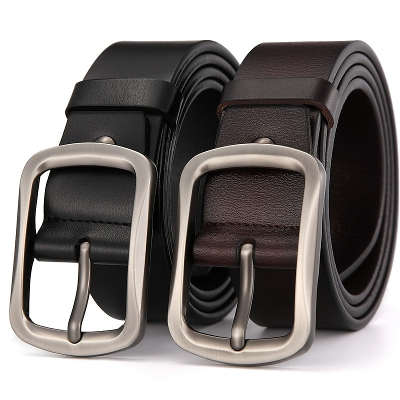 Men's Leather Belt Business Waist Belt Pant Clothing Accessories