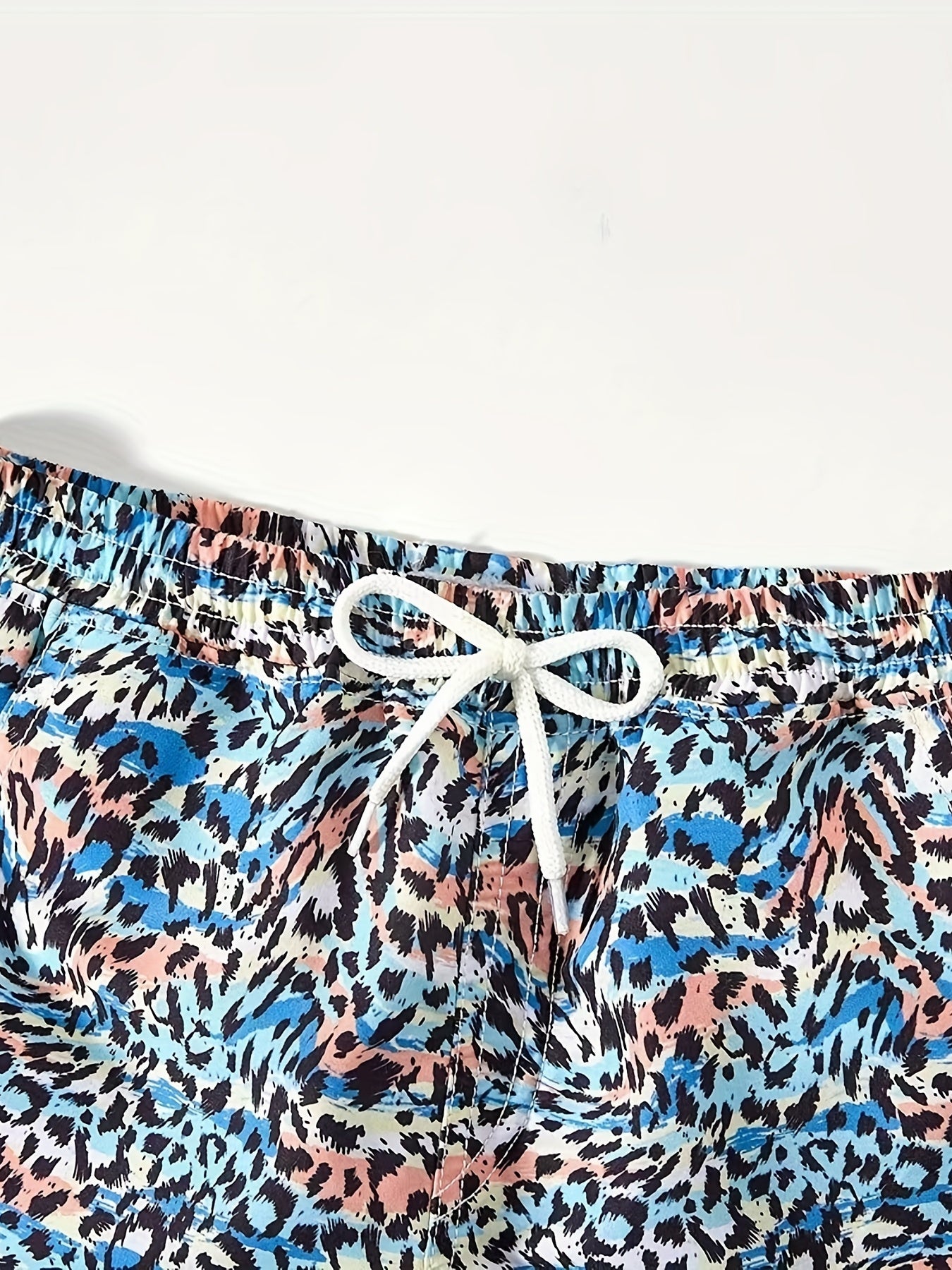 Boys' Leopard Print Quick Dry Surf Shorts
