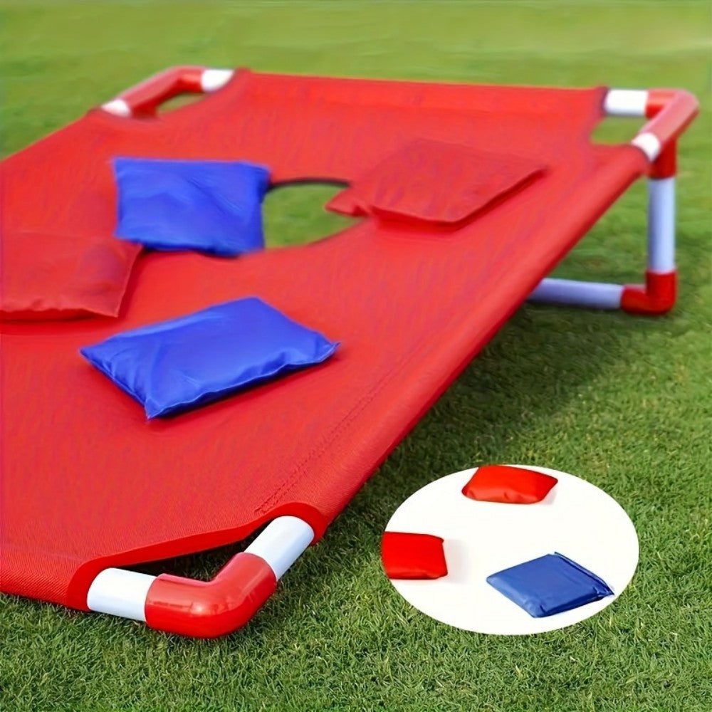 Foldable Bean Bag Toss Game Set Durable PC Material Includes 3 Bean Bags