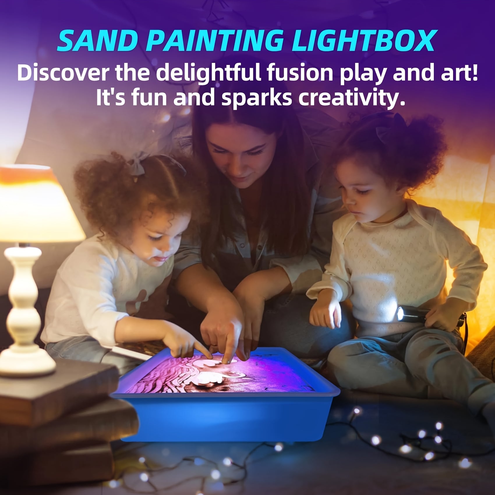 DIY Sand Painting Light Table Kit USB Powered No Batteries Needed