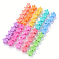 50pcs Mini Flowers Hair Clip Set for Baby Girls