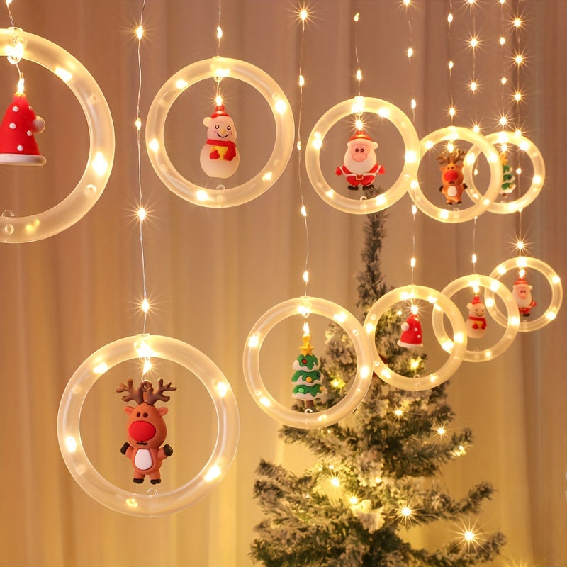 Christmas Decorative Curtain Lights LED Star String Lights