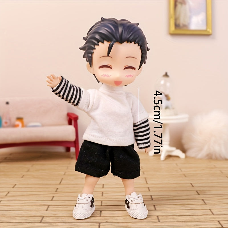 1pc 1.77" Doll Hoodie & Baby Clothes DIY Dress