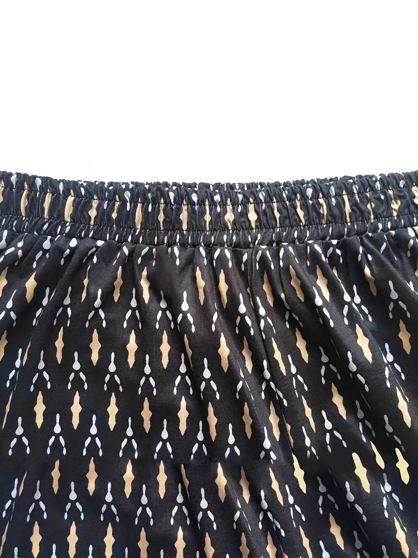  Women's Allover Print Wide Leg Trousers