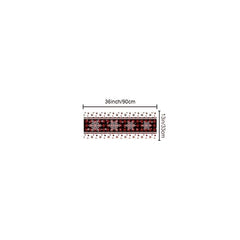 Snowflake Plaid Table Runner Festive Christmas Decor for Home & Parties