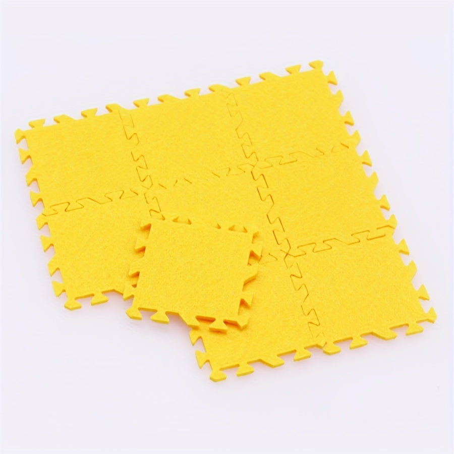 Colorful Dollhouse Puzzle Mat Set DIY Scene Decor Ideal Gift