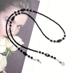 Rhombus Beaded Glasses Chain Anti Slip Sunglasses Reading Glasses Lanyard