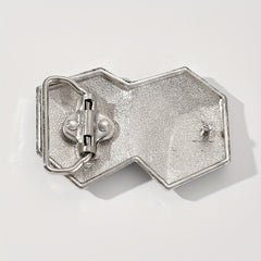 Retro Glitter Dice Belt Buckle Western Cowboy Decorative Accessories