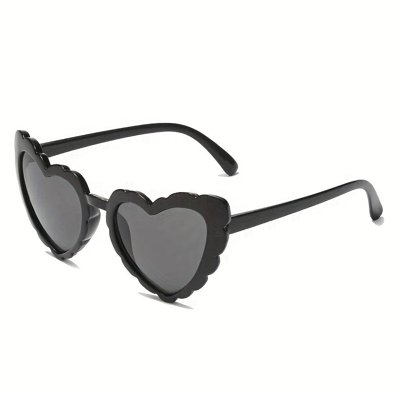 Heart Sunglasses For Women Men Gradient Lens Glasses Photo Props UV400