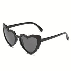 Heart Sunglasses For Women Men Gradient Lens Glasses Photo Props UV400