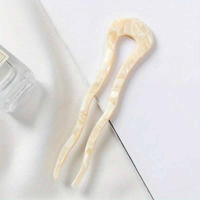 Multicolor Acetate Hairpin Braiding Hair Mother's Gift Women's Hairpin