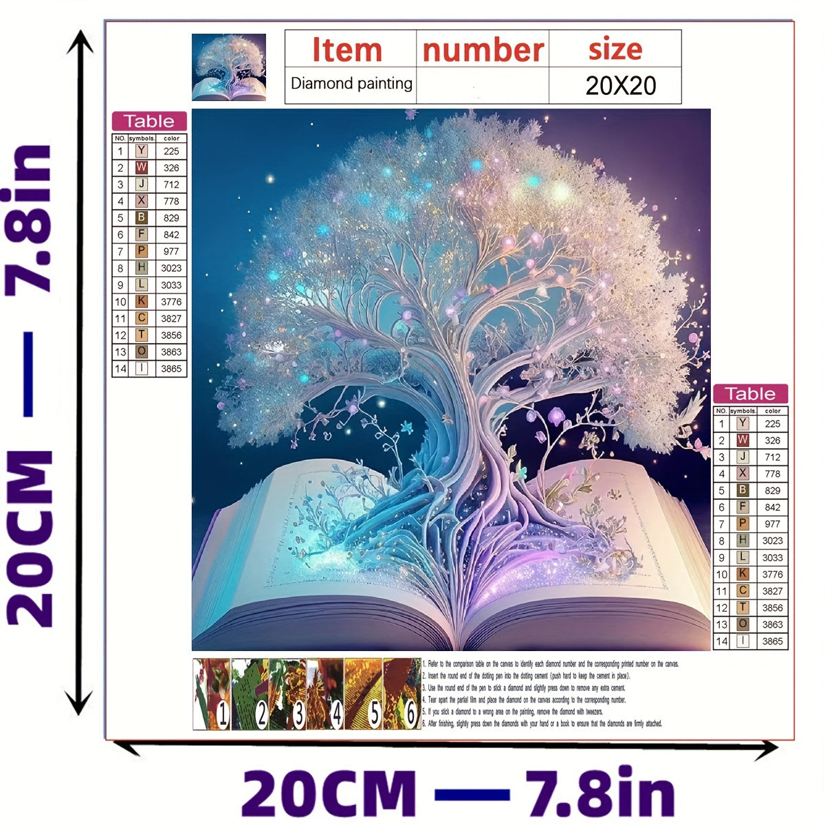 Tree of Life Diamond Painting Kit - Full Drill Crystal Rhinestone Embroidery