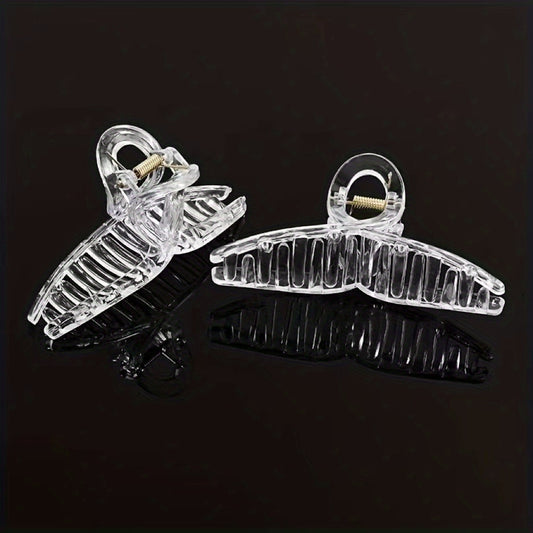 Clear Frame DIY Hair Claw Minimalist Banana Clip Headwear