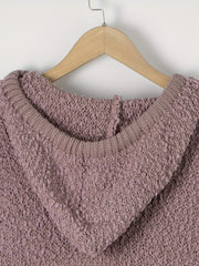  Colorblock Hooded Sweater Long Sleeve