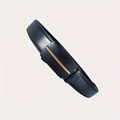 Men's Leather Business Belt Automatic Buckle Belts