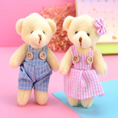 Teddy Bear Charm Plush Toy Keychain Backpack Bag Pendant Accessory Keychain
