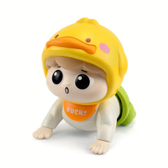 Duck Head Cover Doll Toy for Toddlers Pink Yellow