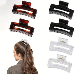 6pcs Hair Claw Minimalist Banana Clip Non Slip Hair Accessory