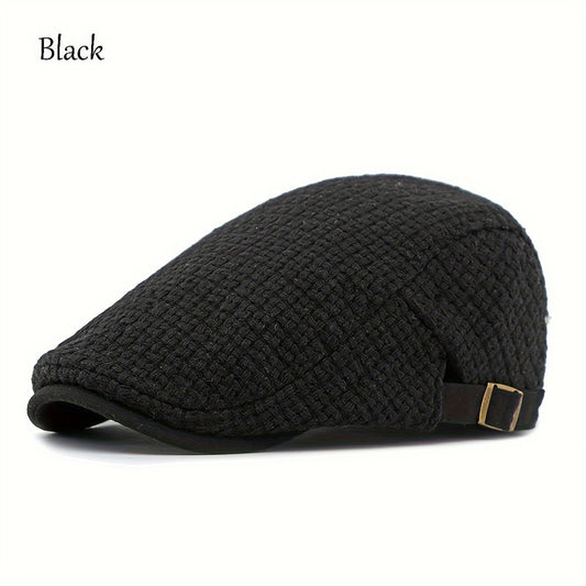 Men's Winter Berets Hat Outdoors Warm Newsboy Caps
