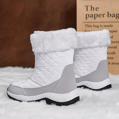 Women's Waterproof Snow Boots High Top Hiking Boots