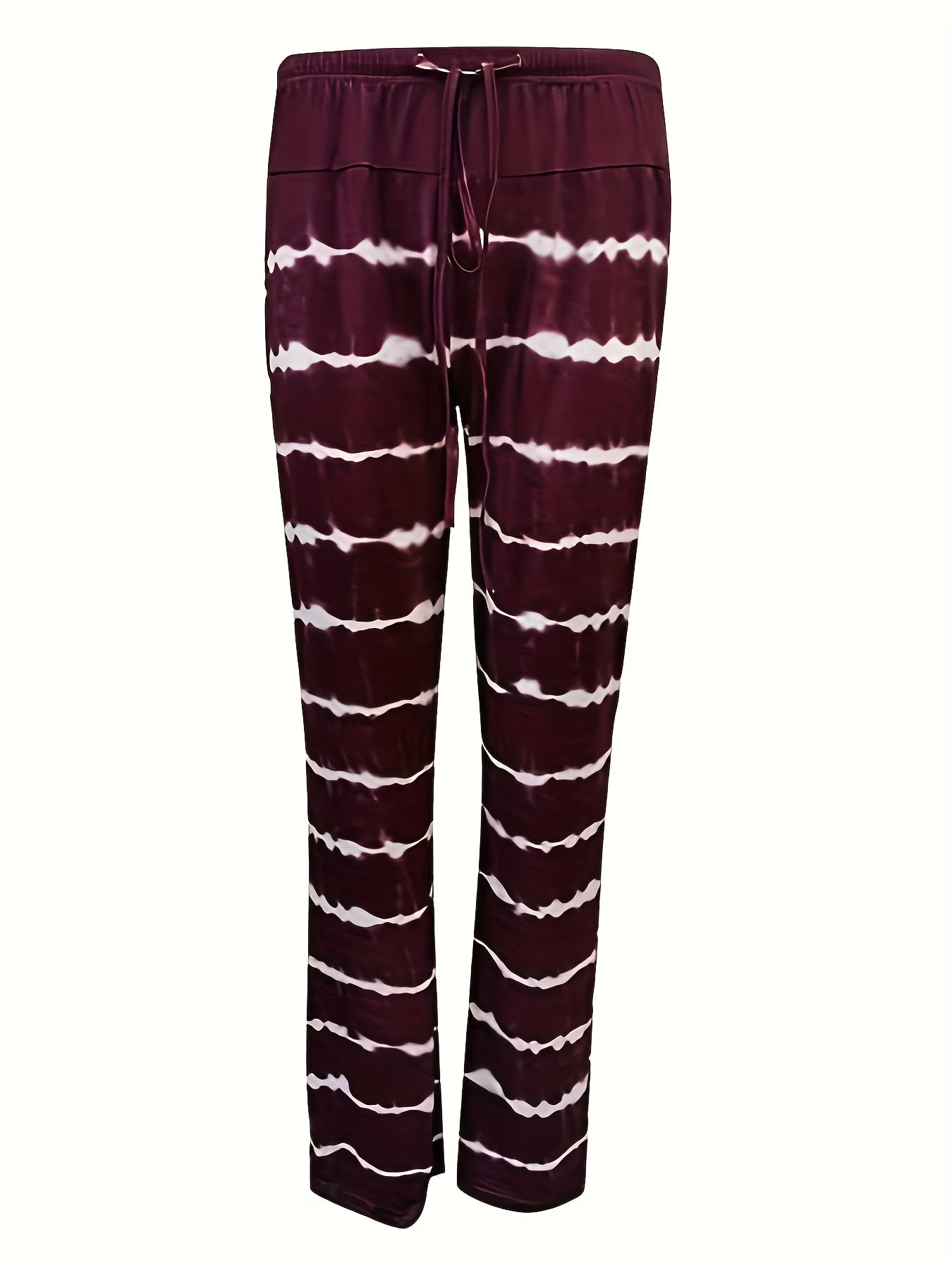  Tie Dye Drawstring Wide Leg Pants