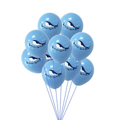 10pcs Whale Decoration Balloons for Ocean Party