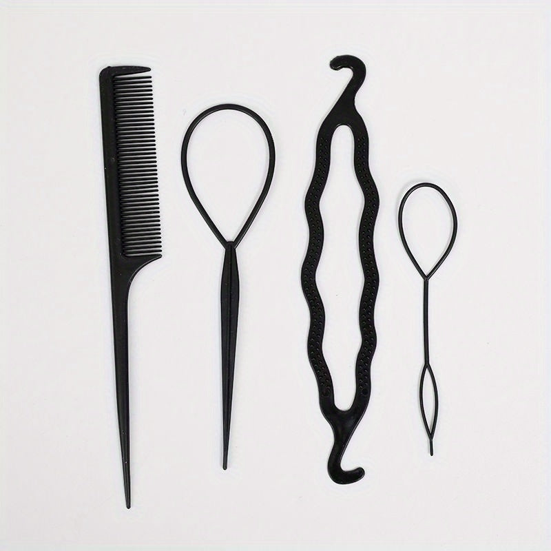 Magic Hair Braided Hair Curler Styling Set Hair Braid Pull Ponytail