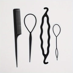 Magic Hair Braided Hair Curler Styling Set Hair Braid Pull Ponytail