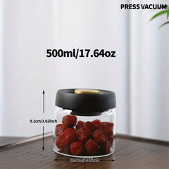 High Vacuum Glass Jar for Freshness and Anti Oxidation