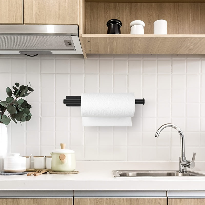 Under Cabinet Paper Towel Rack Kitchen Adhesive Holder