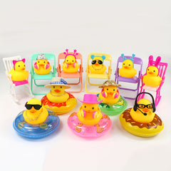 5-Piece Set Inflatable Mini Swimming Ring for Kids Bathtub Water Game