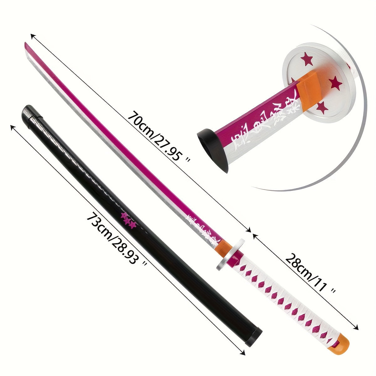 Samurai Katana Sword Halloween Cosplay Prop