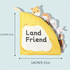 Baby's First Puzzle Book Cloth Sound Paper Safe & Non Toxic