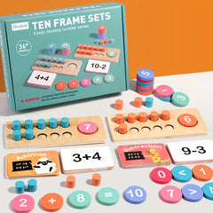 Wooden Math Learning Set for Kids