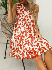 Tiered Dress Sleeveless Casual Dress For Summer & Spring Women's Clothing