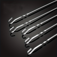 Stainless Steel Kabob Skewers for Lamb Skewers Rotisserie Accessories