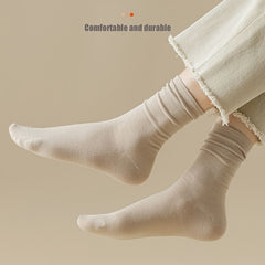 6 Pairs Warm Crew-Length Winter Socks for Women