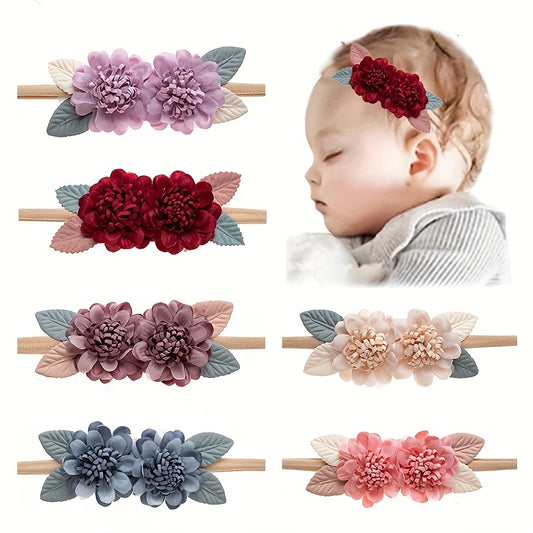 Flower Hairband Soft Elastic Headband Hair Accessories For Girls