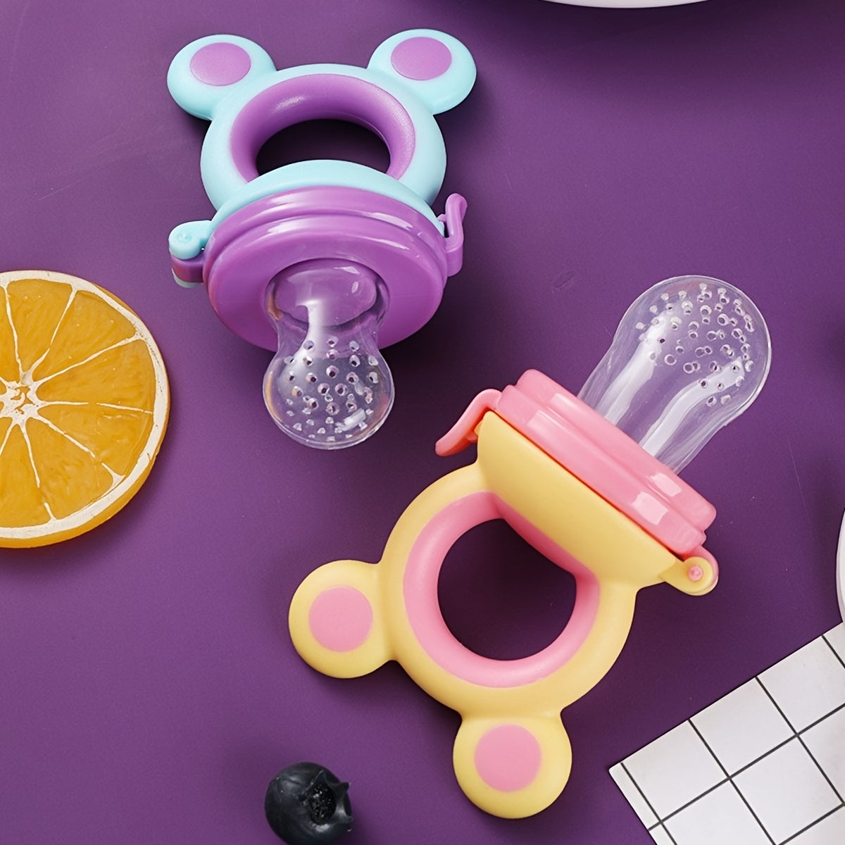 Silicone Teething Rings & Pacifiers for Safe Baby Feeding