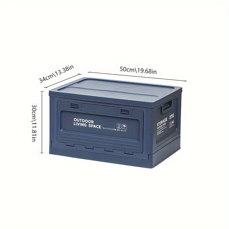 50L Storage Bin Camping Outdoor Box Folding Car Trunk Home Supplies