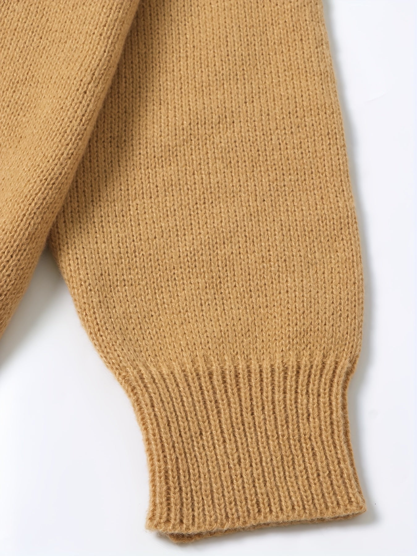  Casual Sweater Women's Plus Solid Long Sleeve Round Neck