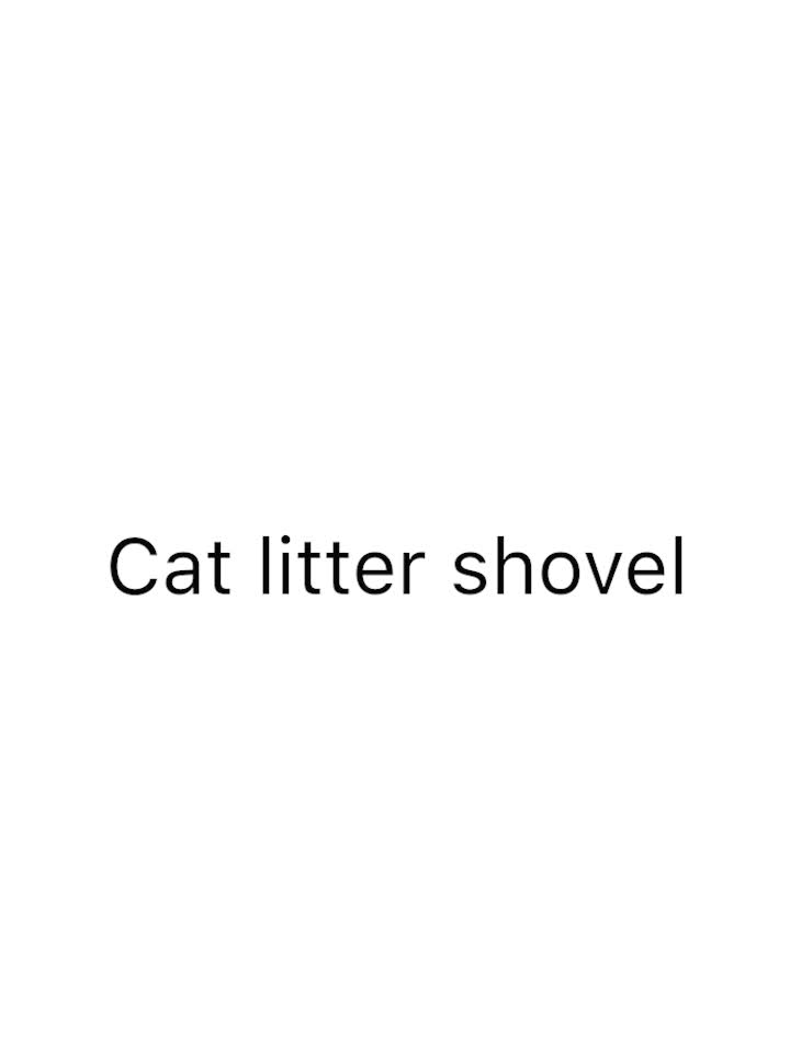 Easy Clean Pet Litter Shovel for Cat/Dog Waste Removal